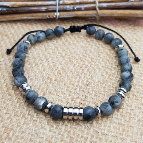 Bracelet ALARIC labradorite mat