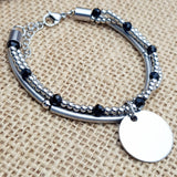 Bracelet ANAÏS perles en verre (plusieurs modèles disponibles)