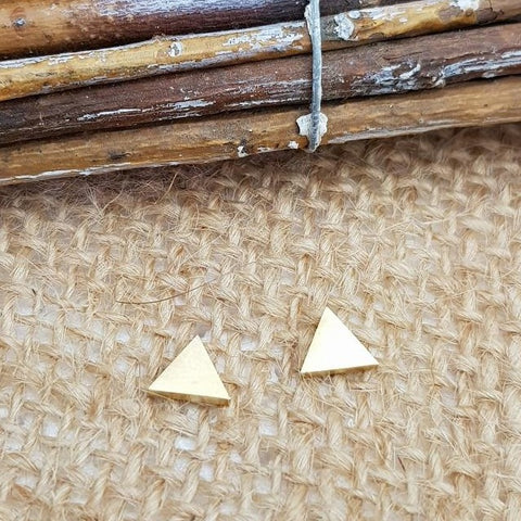Boucles d'oreilles PUCES triangle